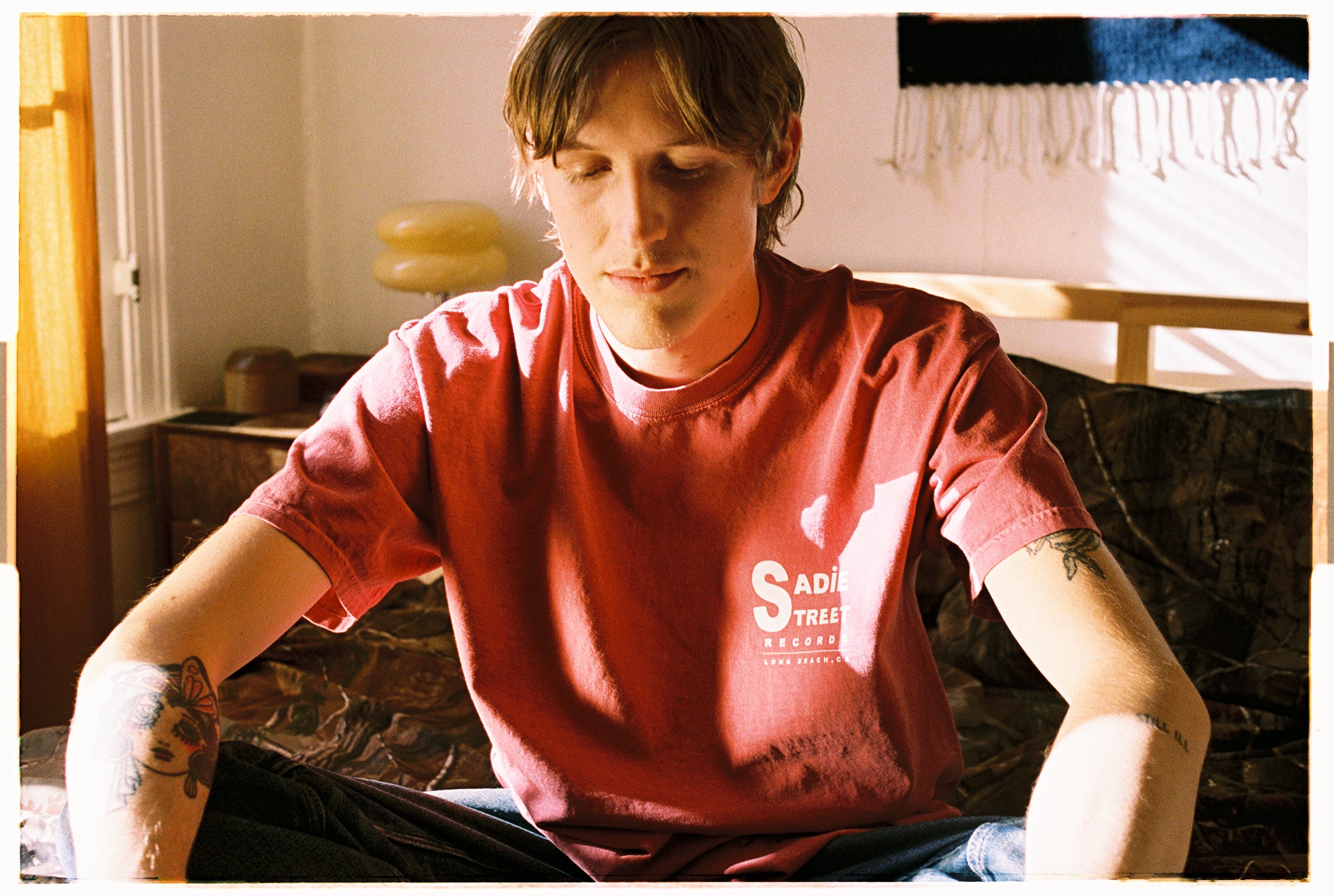 Construction Tee (Crimson)