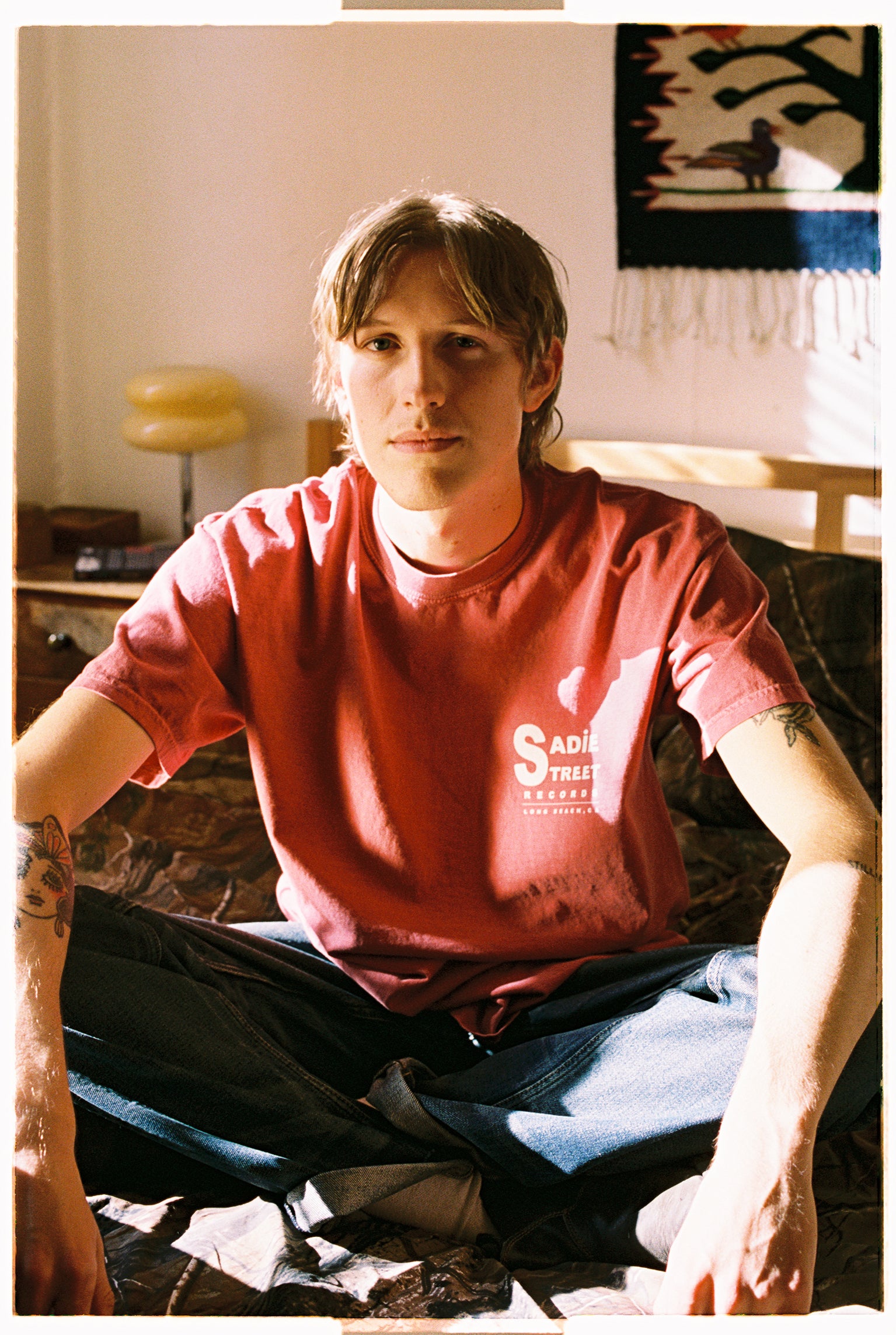 Construction Tee (Crimson)