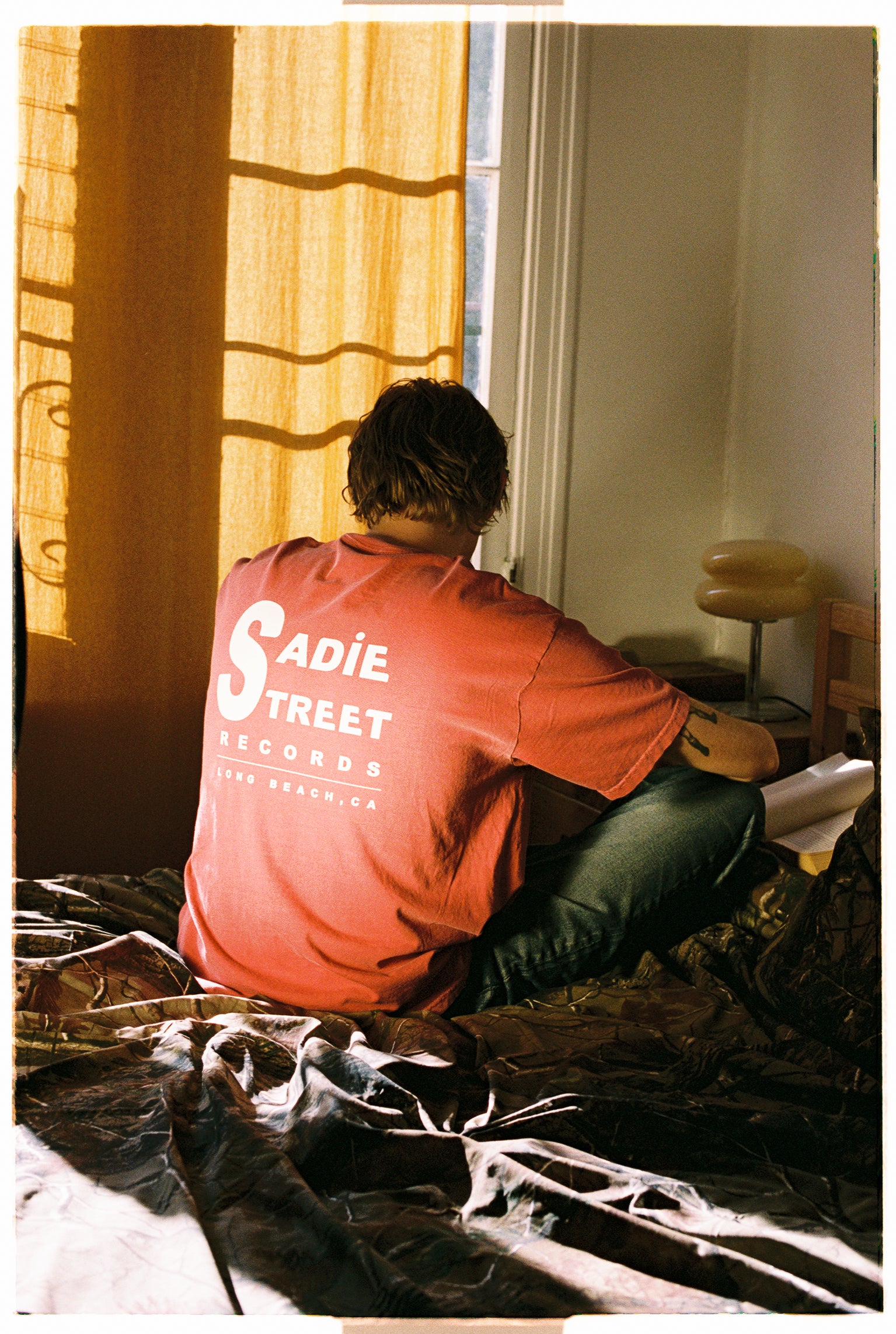 Construction Tee (Crimson)